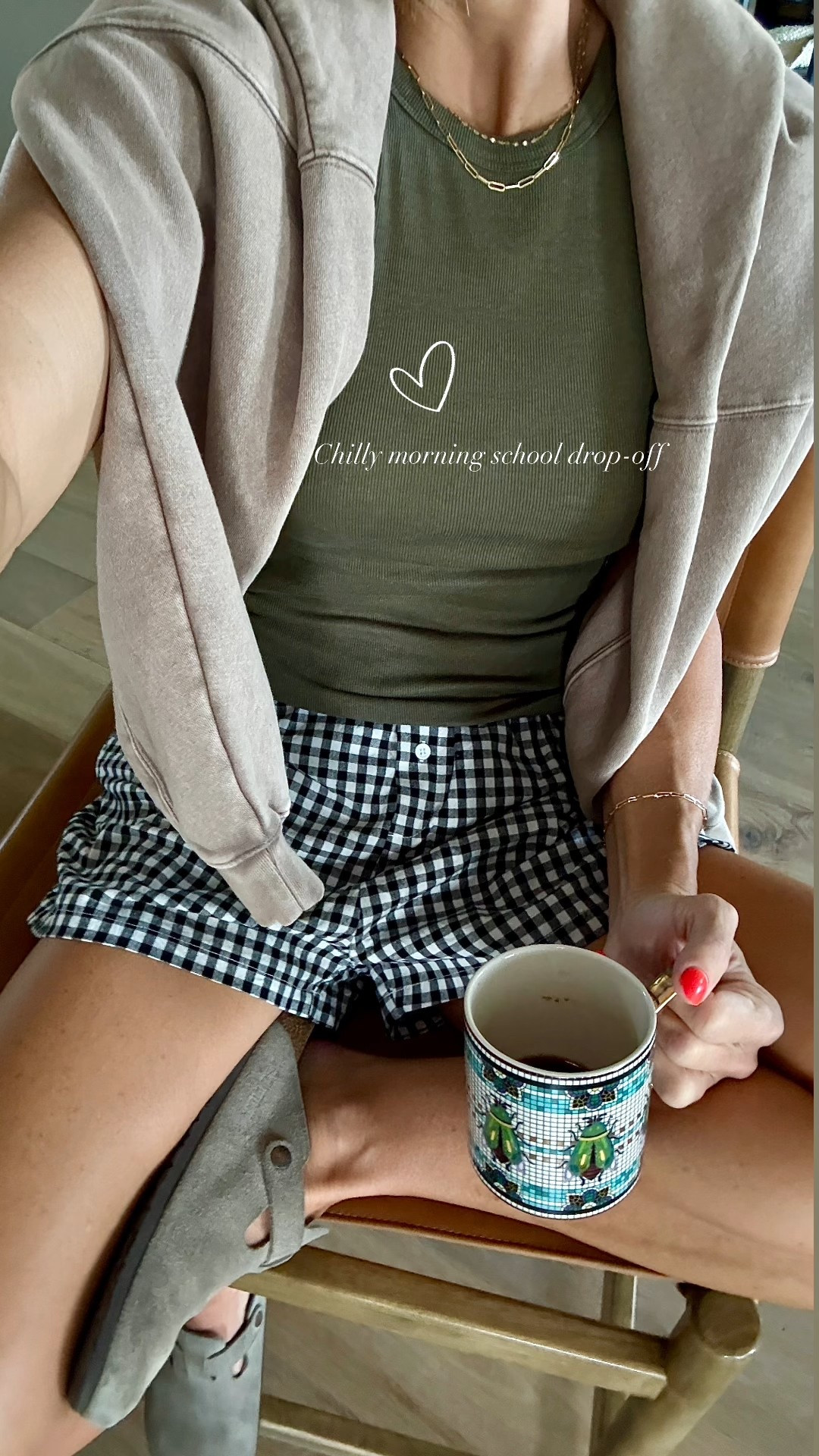 School drop off 👉 errands in these cute boxer shorts, fave tank, pullover & clogs.

Be sure and size up for a looser fit in the shorts — more colors and prints. Def a nicer linen blend fabric. Not thin or see through at all

#LTKOver40 #LTKHome #LTKFindsUnder50