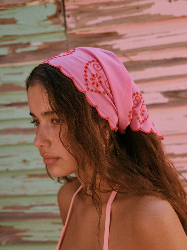 Pink Heart Headscarf | Next EU
