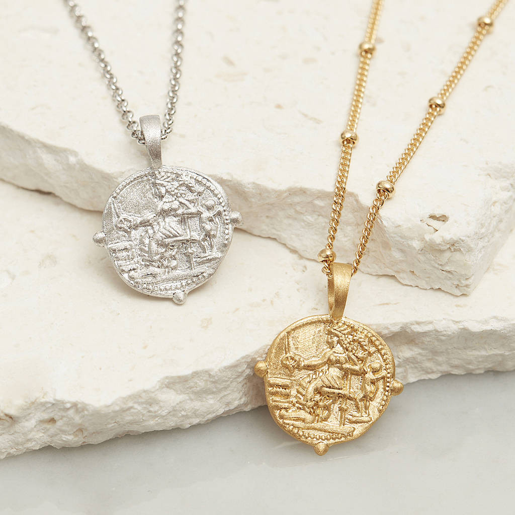 Aphrodite Coin Necklace For Love And Beauty | Notonthehighstreet.com UK