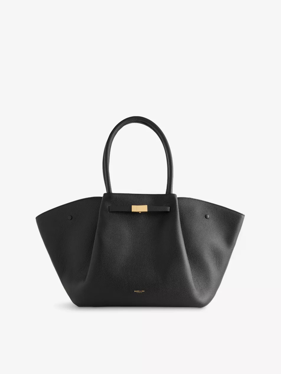 The New York leather tote bag | Selfridges
