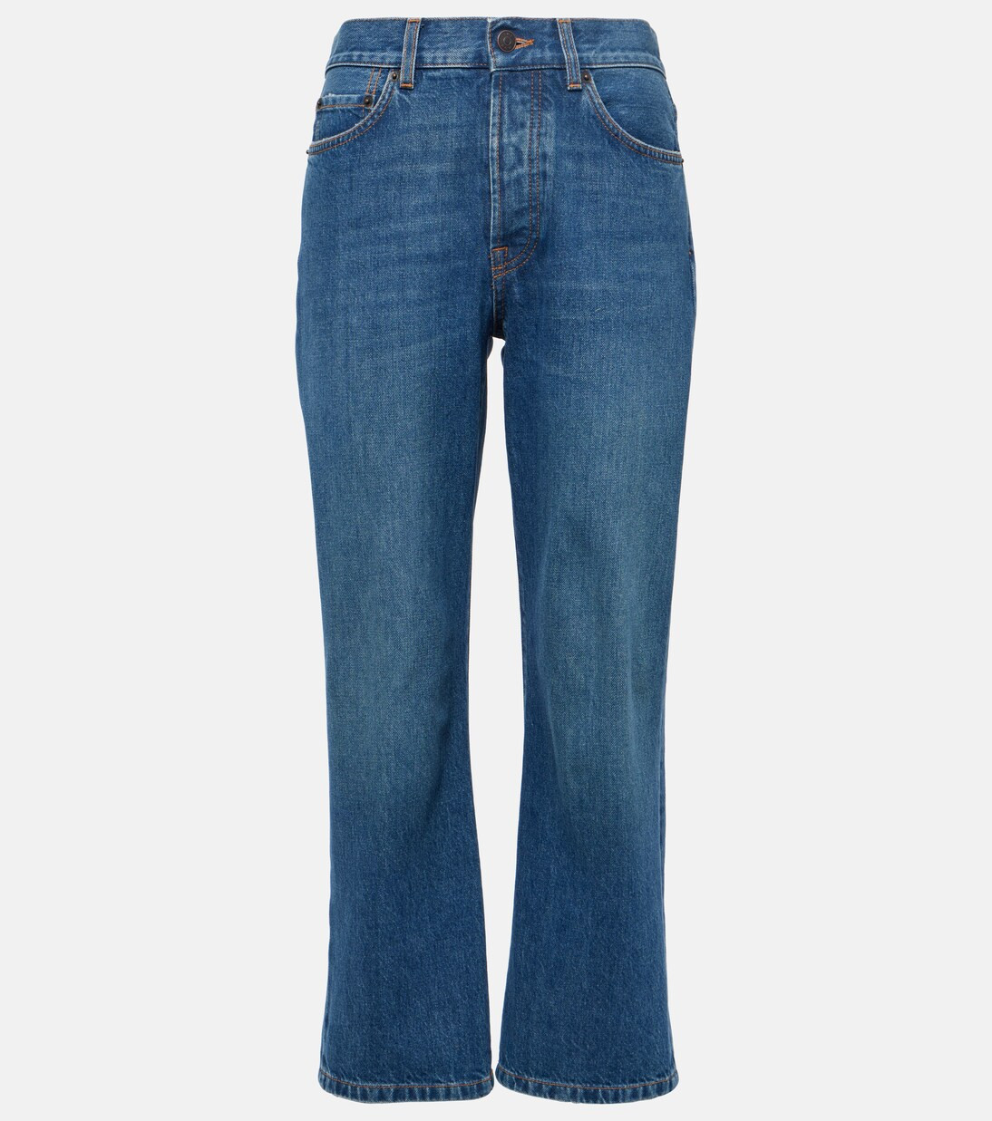 Lesley mid-rise cropped straight jeans | Mytheresa (INTL)