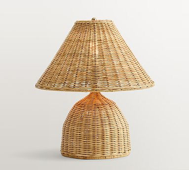 Phoebe Woven Table Lamp (18") | Pottery Barn (US)