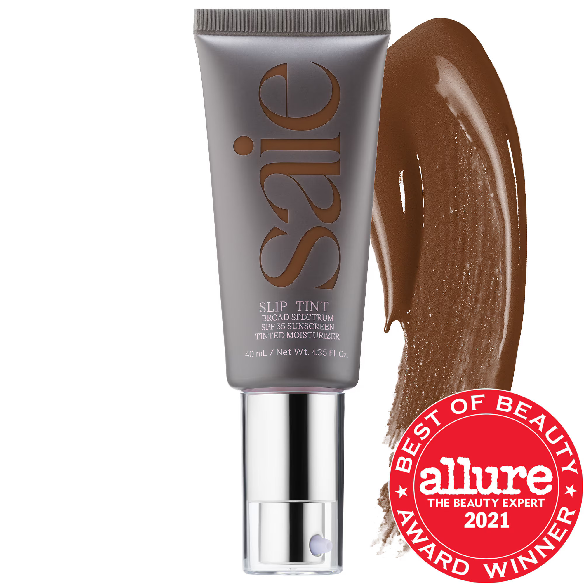 Saie Slip Tint - Lightweight Tinted Moisturizer with Mineral Zinc SPF 35 and Hyaluronic Acid Nine + Half 1.3 oz/ 40 mL | Sephora (US)