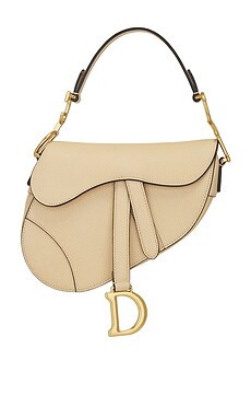 FWRD Renew Dior Saddle Bag in Ivory from Revolve.com | Revolve Clothing (Global)