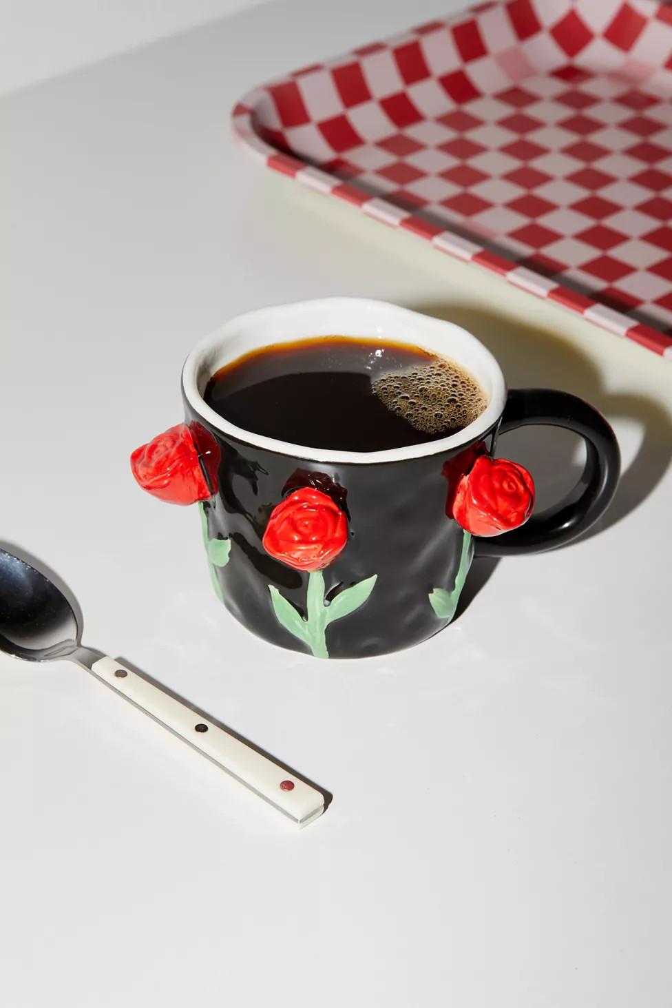 Rose Bud Sculpted Mug | Urban Outfitters (US and RoW)