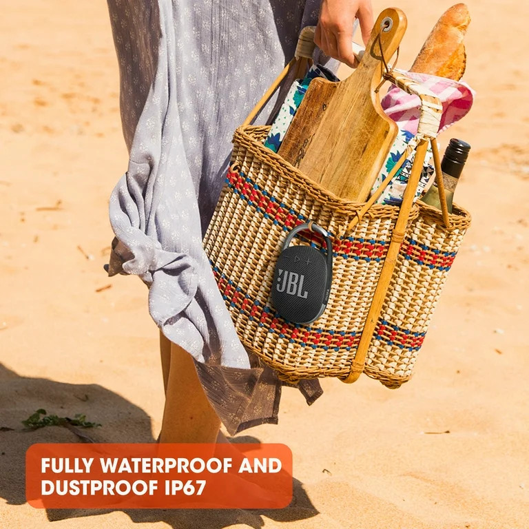 JBL Clip 4 - Ultra-portable Waterproof Speaker - Pink | Walmart (US)