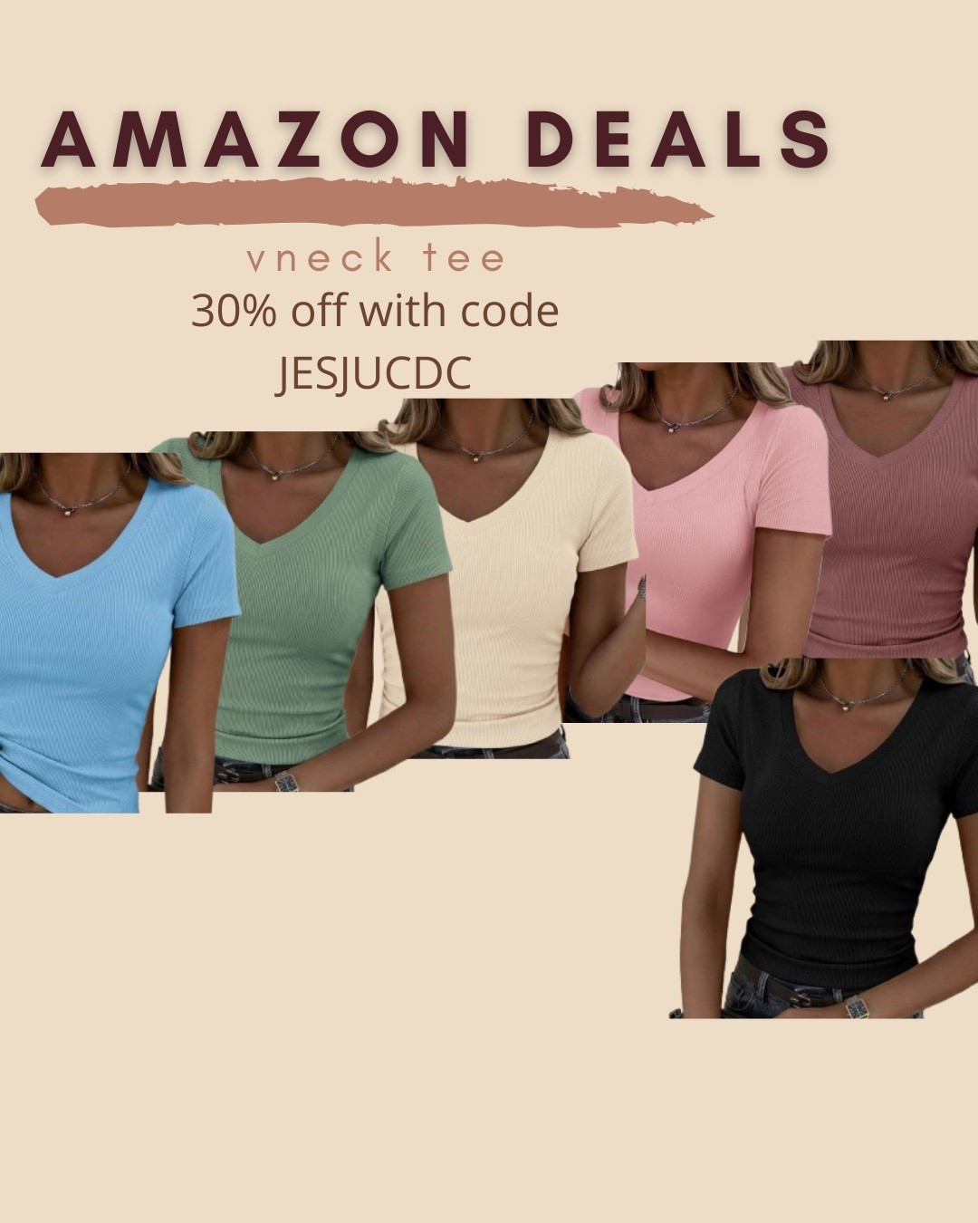 $7-$9 ends 3/31

Amazon fashion
Amazon deals
Ribbed tee
Vneck tee


#LTKSaleAlert