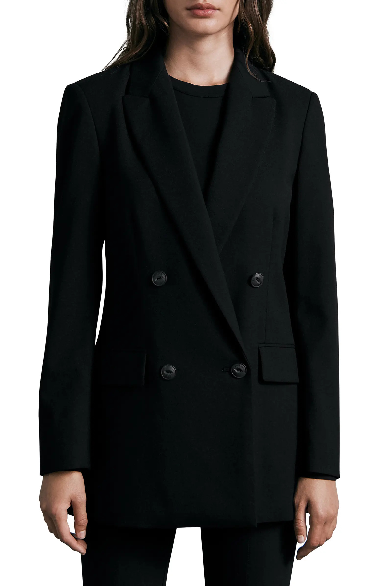 rag & bone ICONS Andie Wool Blend Twill Blazer | Nordstrom | Nordstrom