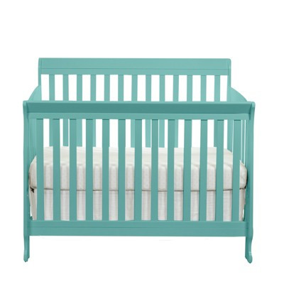 TopComfy Cribs 4-in-1 Convertible Crib with Classic Sleigh Design for Nursery to Full Size Bed Transition, Green, 53.5"*33"*43.5" | Target