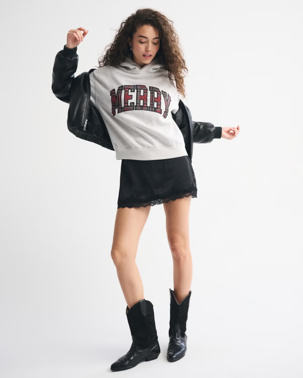 Women's Merry Sunday Hoodie | Women's New Arrivals | Abercrombie.com | Abercrombie & Fitch (US)
