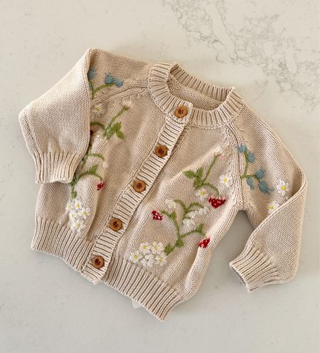 The sweetest Amazon, fine for babies and toddler girls! Under $30 strawberry, and daisy embroidered sweater. 

#LTKbaby #LTKfamily #LTKkids
