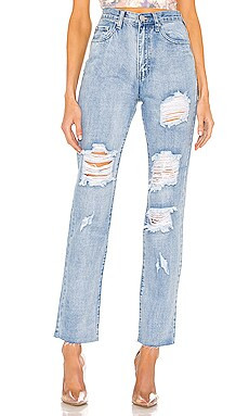 superdown Ramona Straight Jean in Light Wash from Revolve.com | Revolve Clothing (Global)