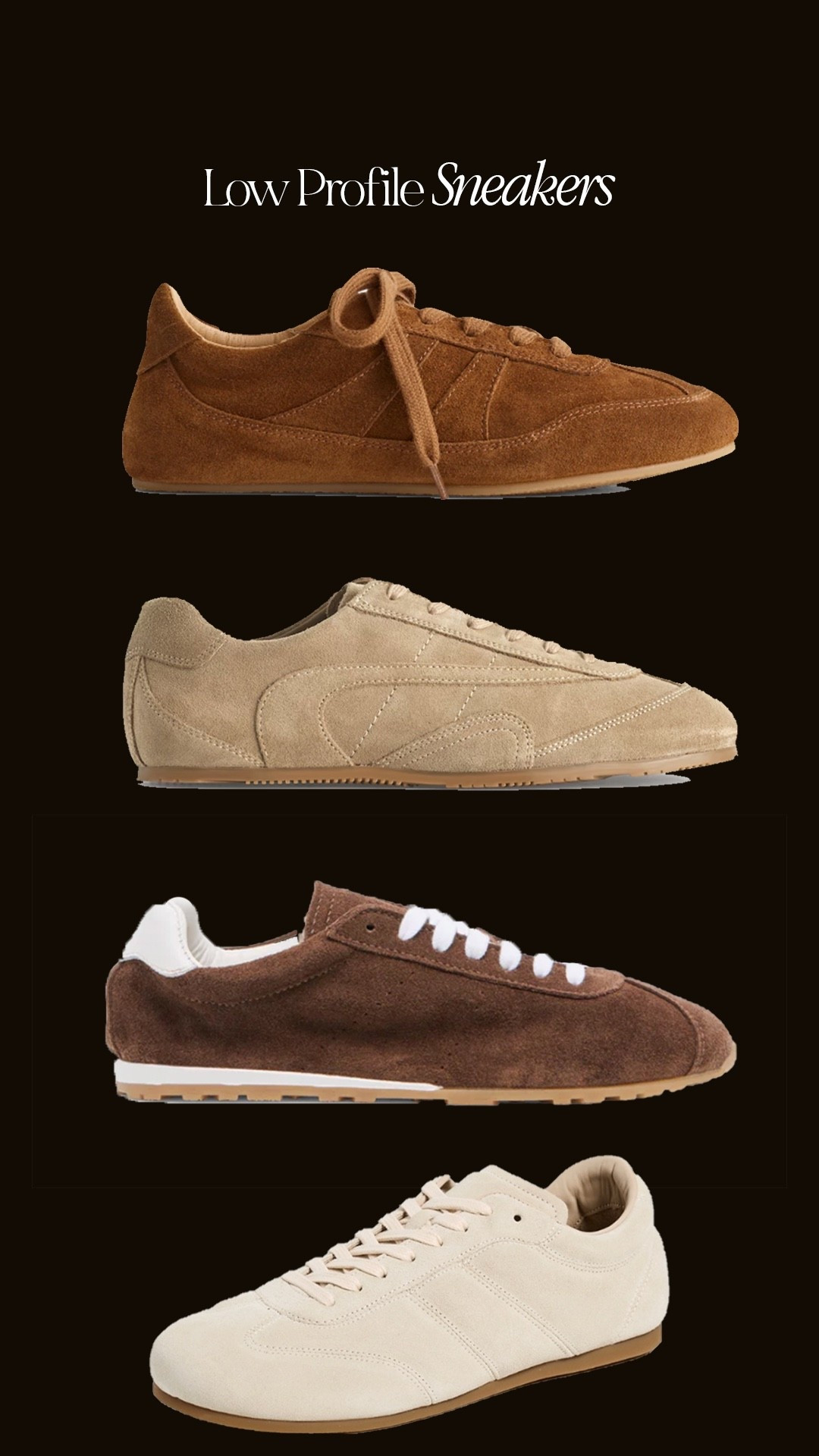 Low profile sneakers I ❤️