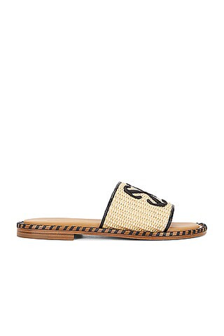 Twist Raffia Arrow Slide | FWRD 