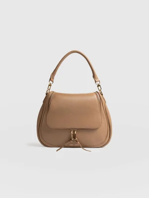 Marlowe Messenger Bag - Caramel | Saint + Sofia UK