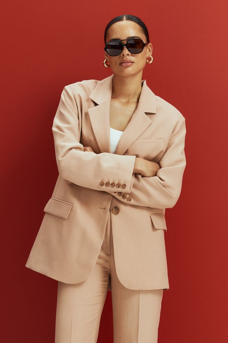 Oversized Lyocell Blazer | H&M (US + CA)
