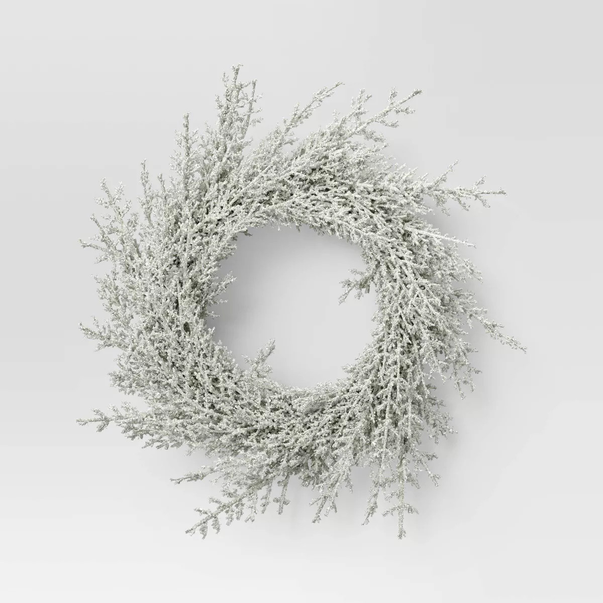 Silver Shimmer Christmas Wreath - Threshold™ | Target