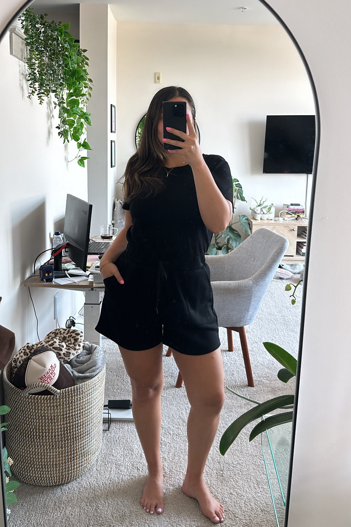 Obsessed with this romper from #amazon. The quality is so nice and thick but cooling at the same time. The waist band is super flattering, it’s not too short, and it’s easy to get on and off. It’s also great for running errands or working from home. 

#errands #athleisure #romper #onepiece #summeroutfit #workfromhome #remotework #comfycozy 

#LTKWorkwear #LTKStyleTip #LTKFindsUnder50