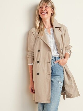 Water-Resistant Trench Coat for Women | Old Navy (US)