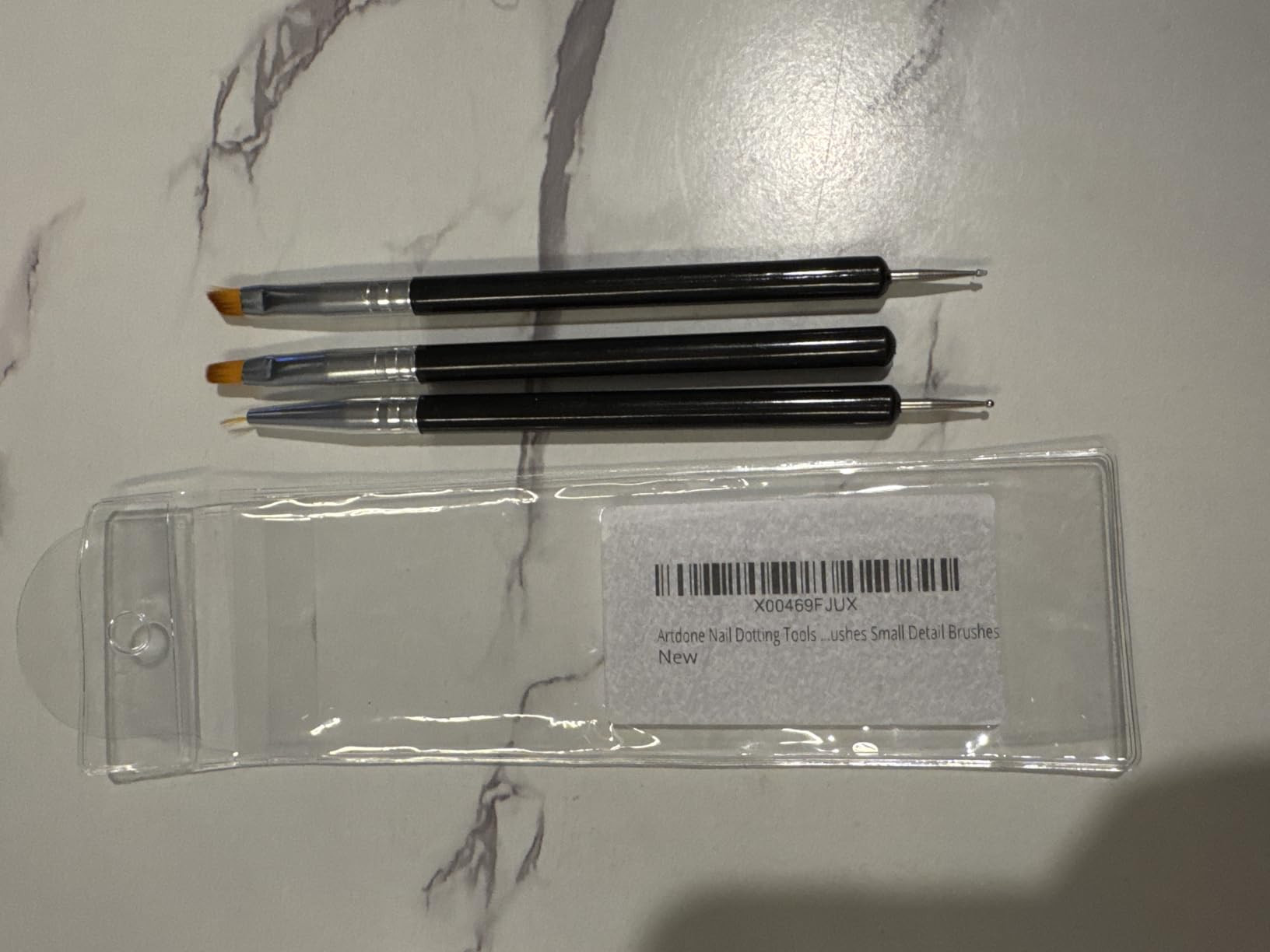 Artdone Nail Dotting Tools 6PCS Double-ended Nail Art Brushes Kit Nail Art Gel Polish Liner Brush... | Amazon (US)