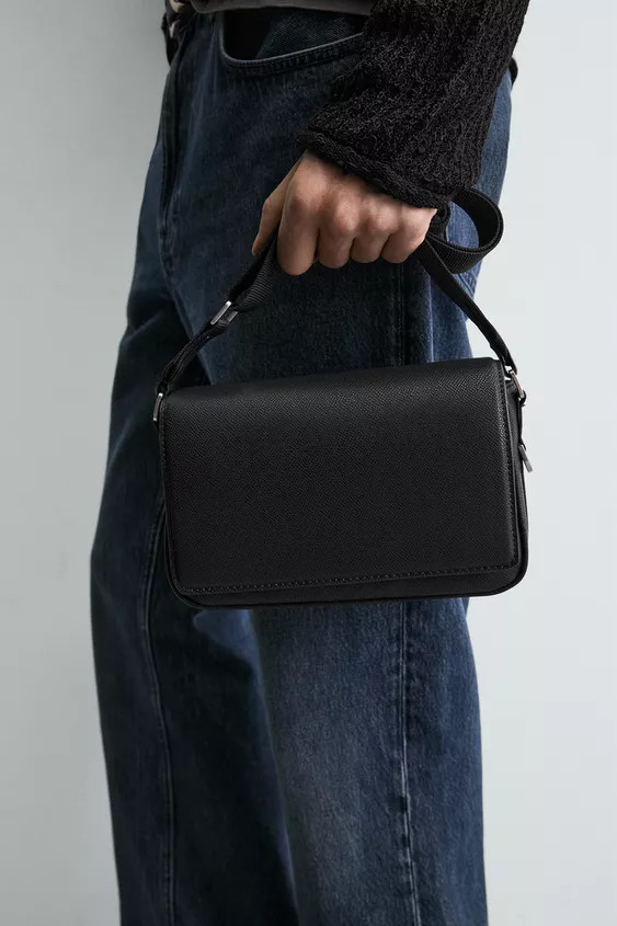 TEXTURED CROSSBODY BAG | Zara US