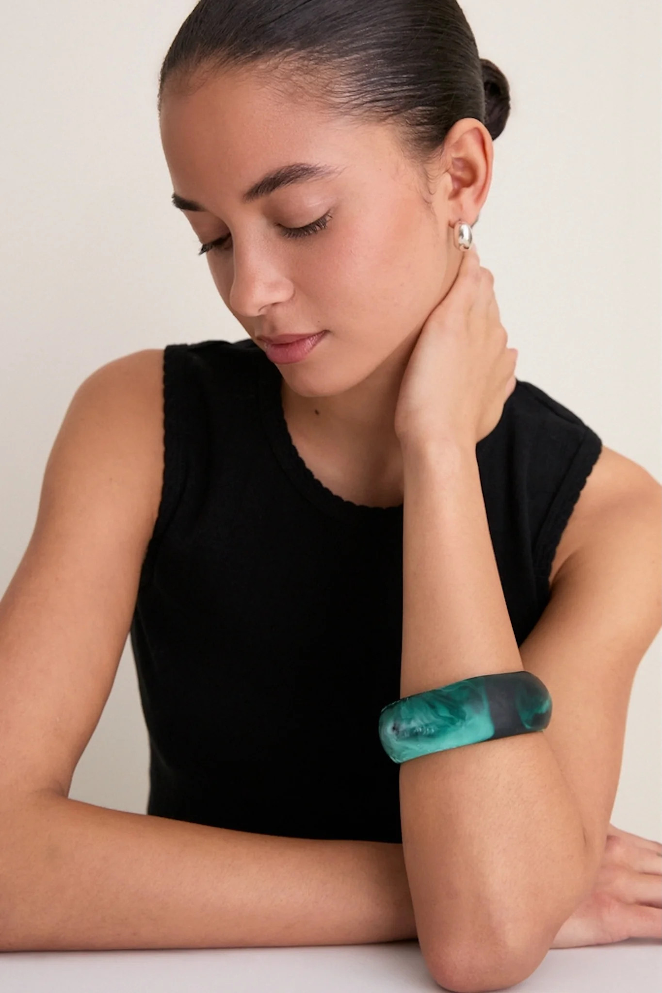 Lichen Organic Bangle Large - Wide | Tuckernuck (US)