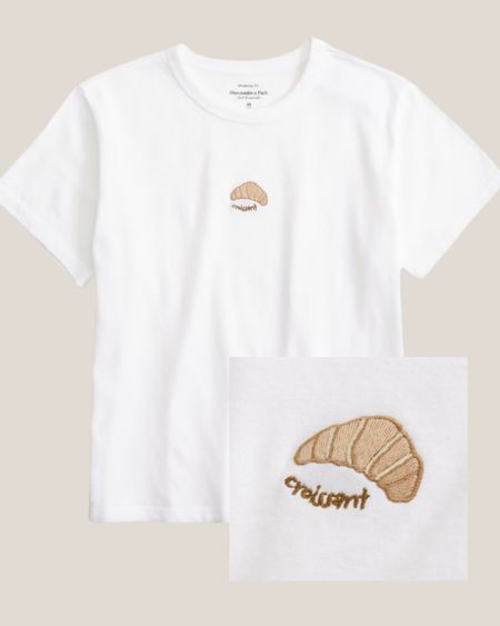 Love this croissant embroidered graphic tee that is 15% off! 

#LTKtravel #LTKSpringSale #LTKsalealert