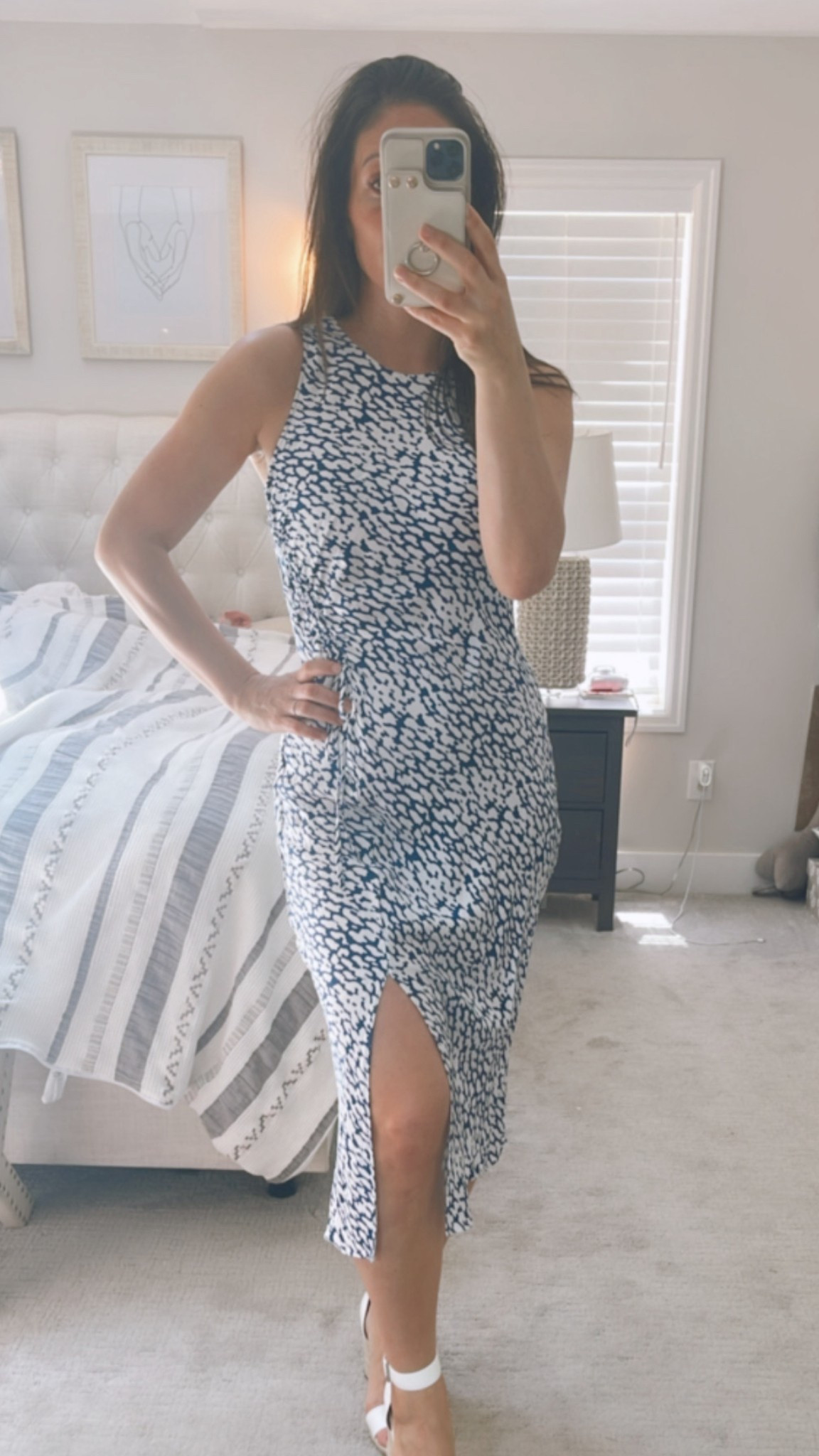 Flattering silky slip dress for every occasion! For being 7 month postpartum it made me feel great! 

#sunmerwedding #summer #weddingguest #summerparty 

#LTKSeasonal #LTKOver40 #LTKSummerEdit