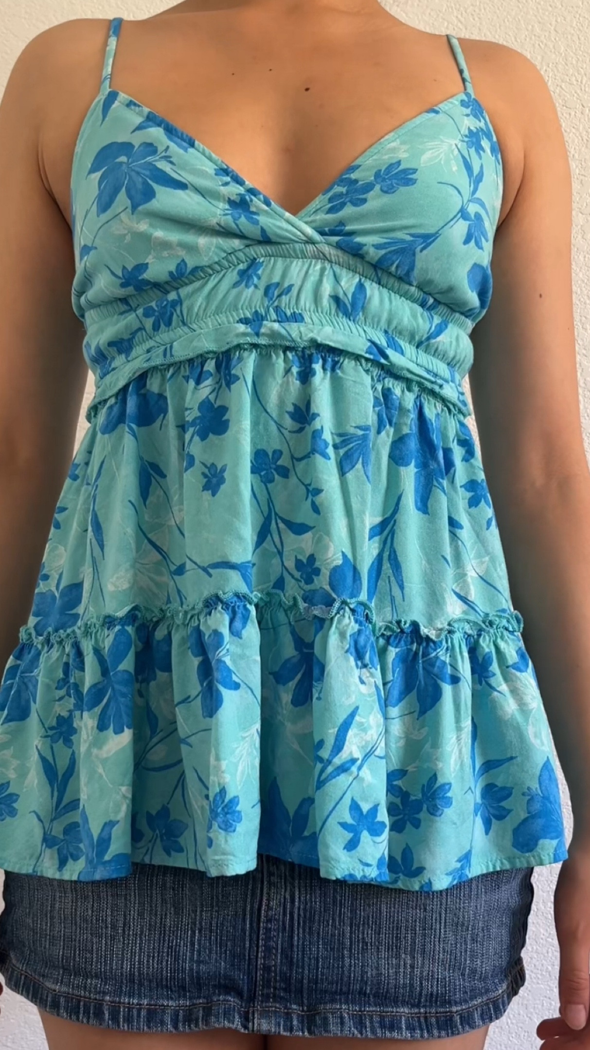 Babydoll top: this one is technically a dress but can be worn as both!