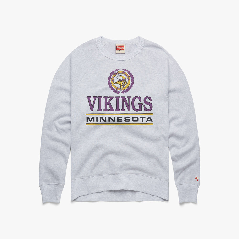 Minnesota Vikings Crest Crewneck | Homage