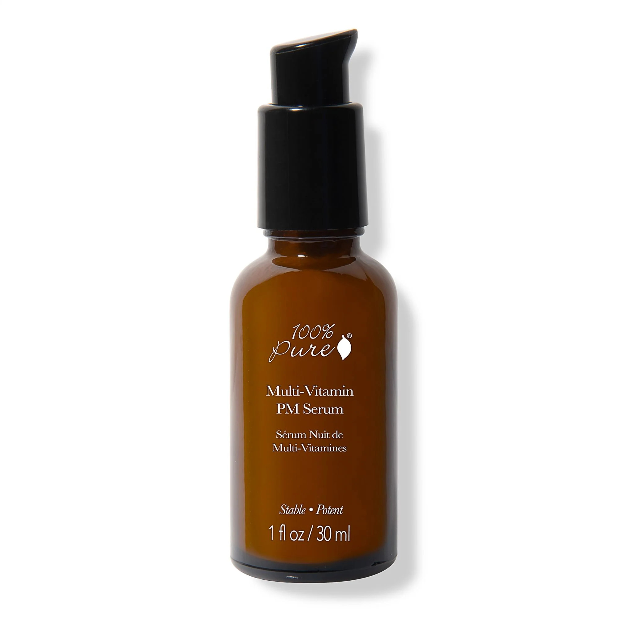 100% Pure Multi-Vitamin + Antioxidants Potent PM Serum | 100% PURE