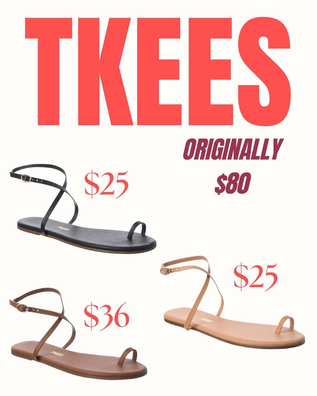 TKEES Phoebe Sandal for less!!! 💸👡💫 #TKEES 

#LTKootd #LTKSaleAlert #LTKU