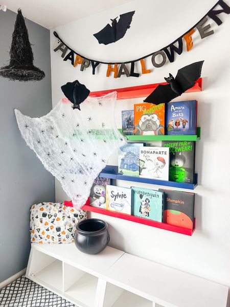 Spooky bookshelf 

#LTKfamily #LTKSeasonal #LTKHalloween