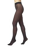 HUE Women’s Opaque Sheer to Waist Tights, Black, 1 | Amazon (US)