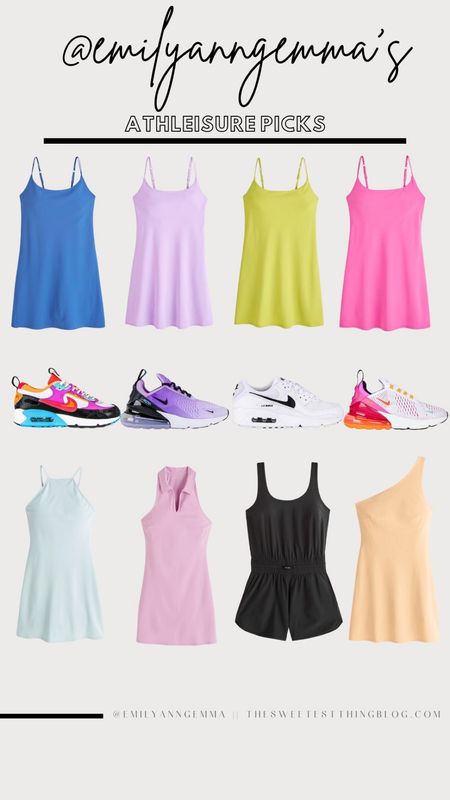 Athleisure | Athletic Clothes | Casual Clothes | Abercrombie | A&F | Tennis Dress