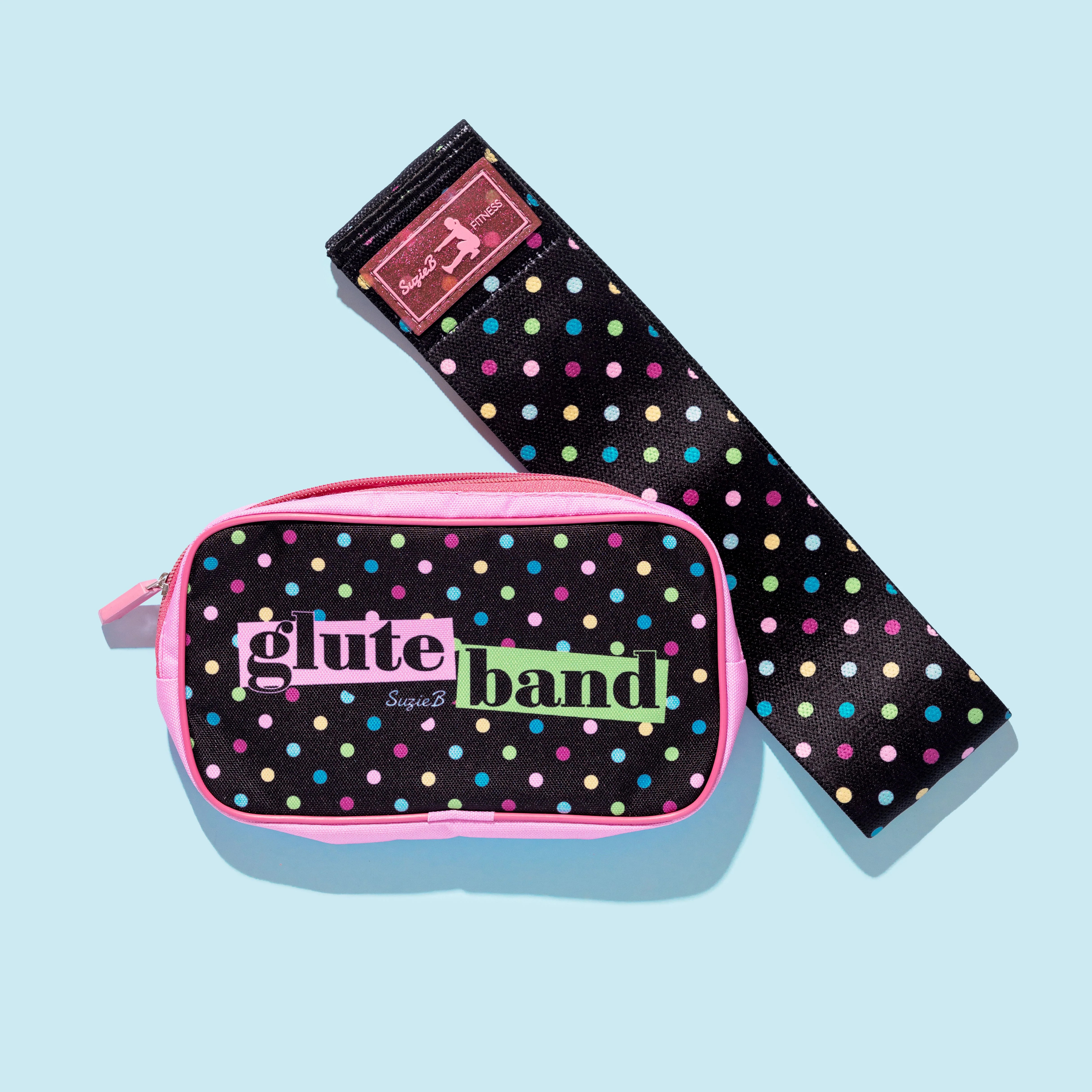 Black Sprinkle Glute Band | SuzieB Fitness