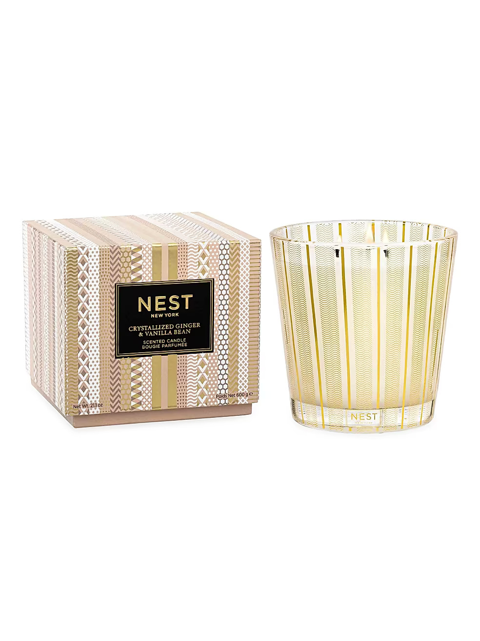 Crystallized Ginger Vanilla Bean 3-Wick Candle | Saks Fifth Avenue