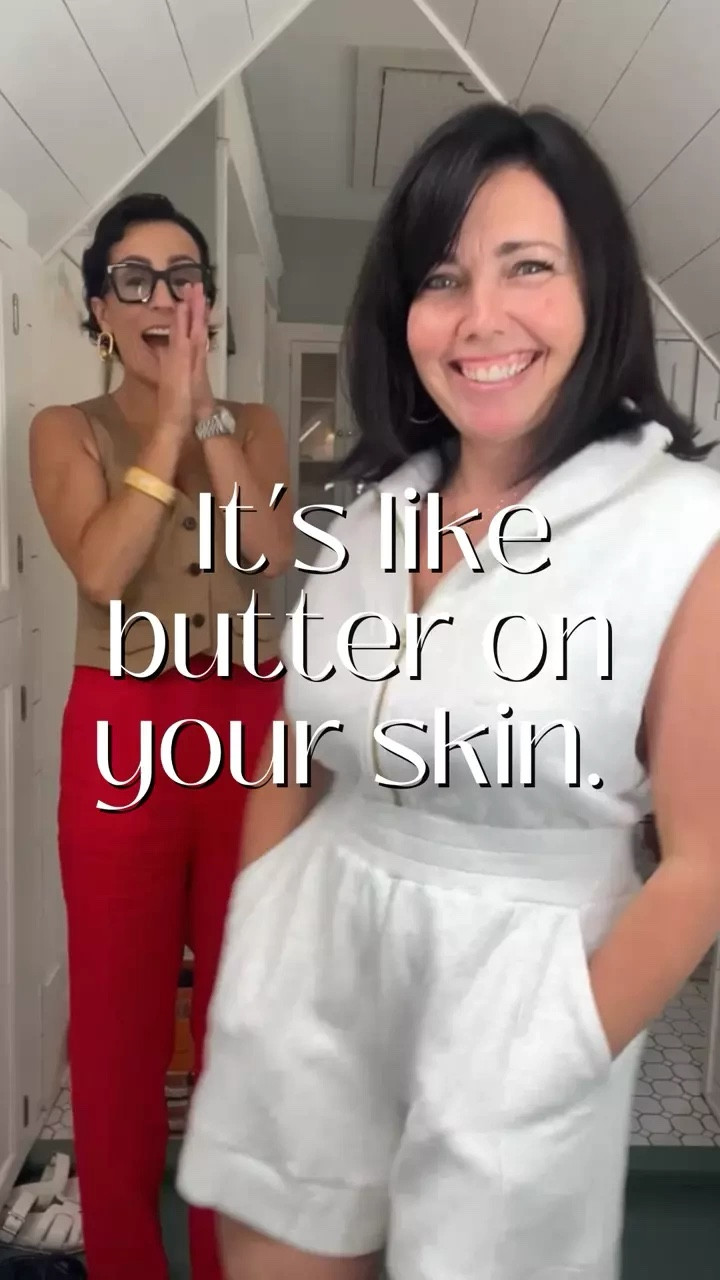 Spent the day with Brooklyn trying on this Varley jumpsuit, and she couldn’t stop raving about how it feels like butter on her skin! 🧈 

We’re both in love with how effortlessly chic it is—perfect for everything from lounging at home to running errands or even catching a flight. It gives that perfect waist definition while staying super comfy. Brooklyn’s already planning to wear it on her next trip, and I couldn’t agree more. This piece is a must-have for those days when you want to look put-together without any fuss. 

#LTKSeasonal #LTKStyleTip #LTKVideo