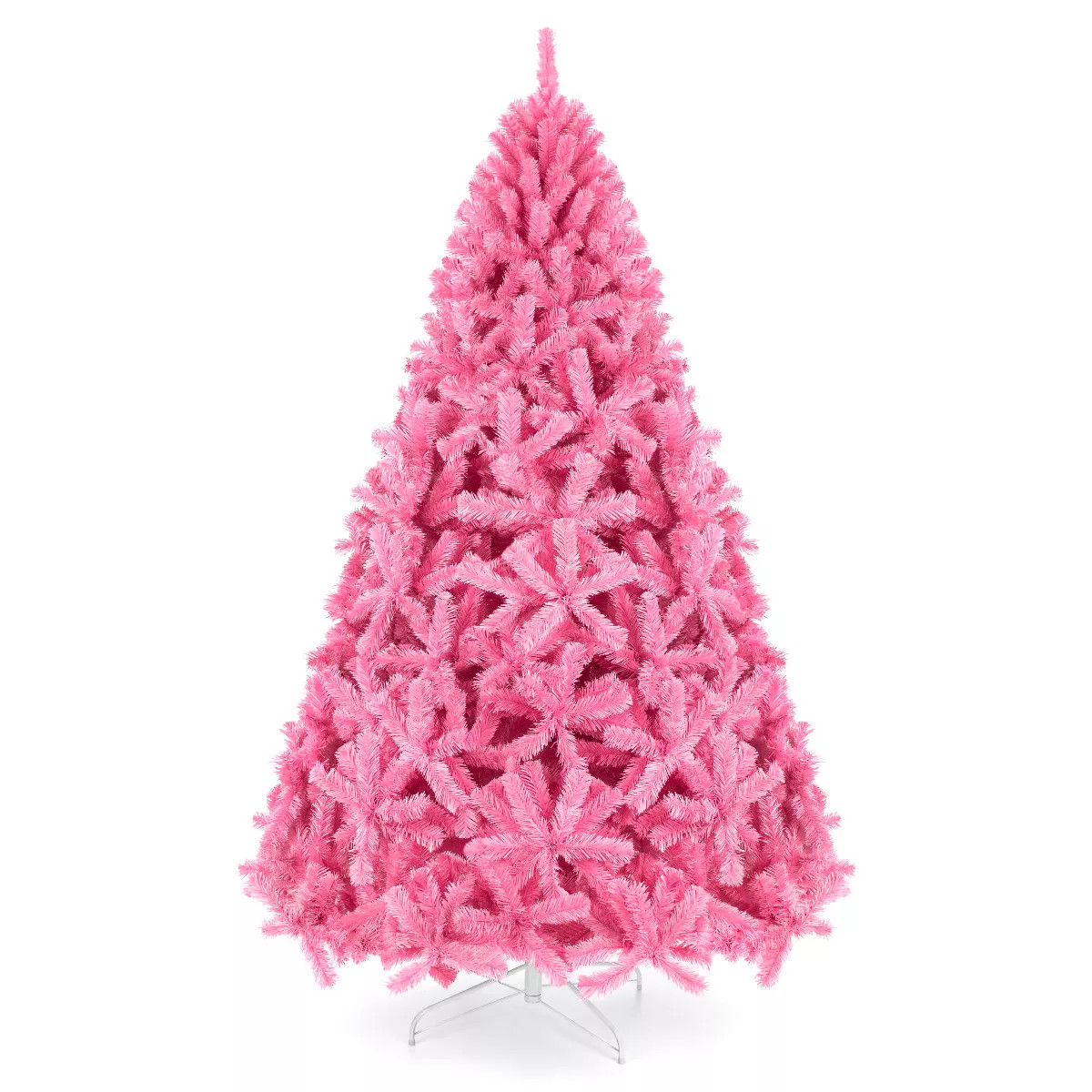 Best Choice Products Artificial Pink Christmas Full Tree Festive Holiday Decoration w/ Stand | Target
