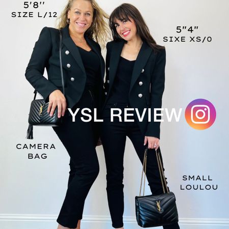 YSL REVIEW 
A side by side comparison of my top two suggested styles as seen on Instagram 

Save this post 

Camera Bag 
Lou Lou Matlease

All the colors combinations can be found worth the styles I linked 