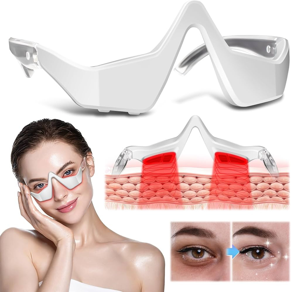 Botanique-Paris Under Eye Light Therapy Massager Glasses, 2 Modes Light Therapy for Eyes, with Ey... | Amazon (US)