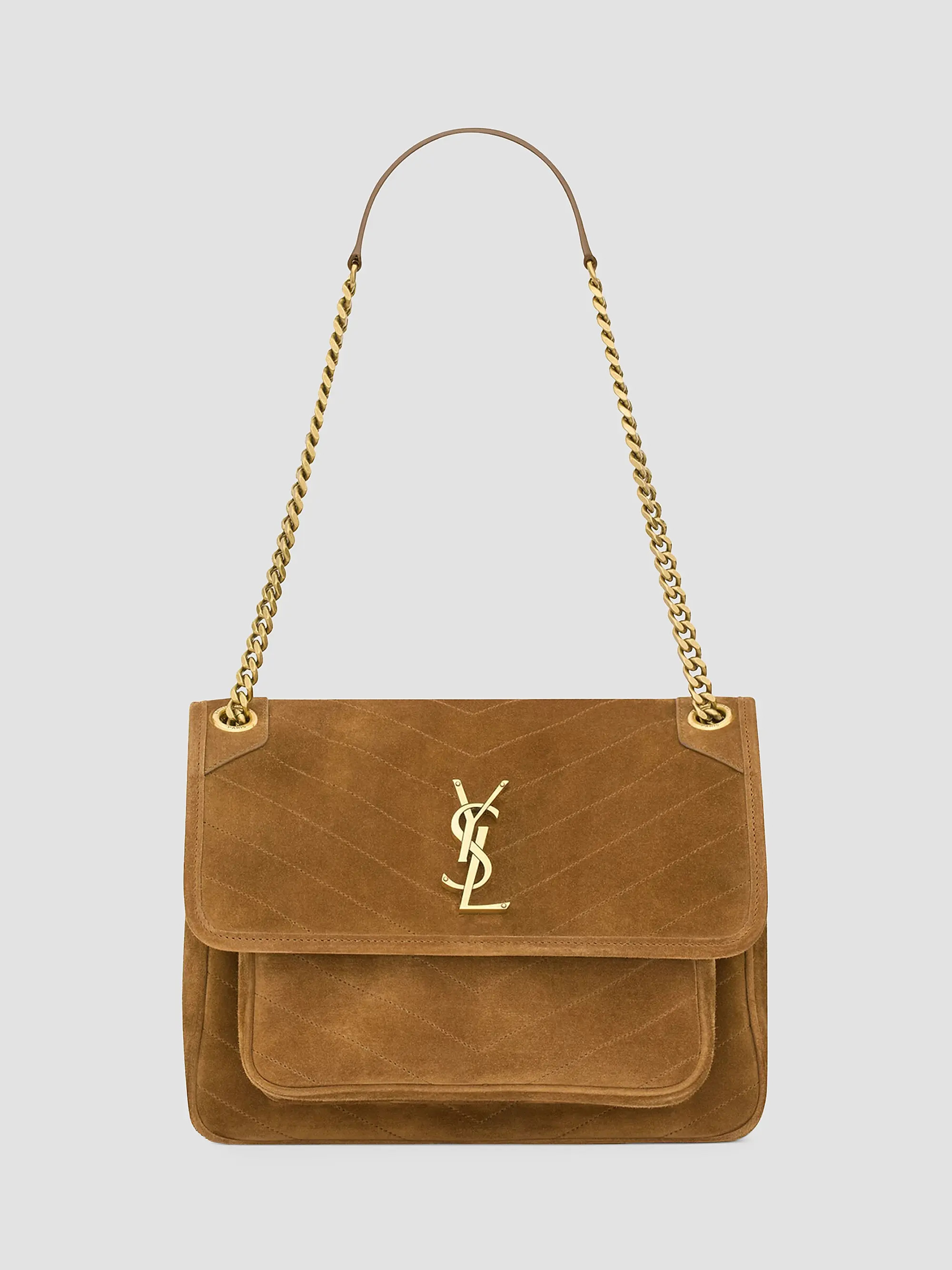 Niki Medium Shoulder Bag in Suede | Saks Fifth Avenue