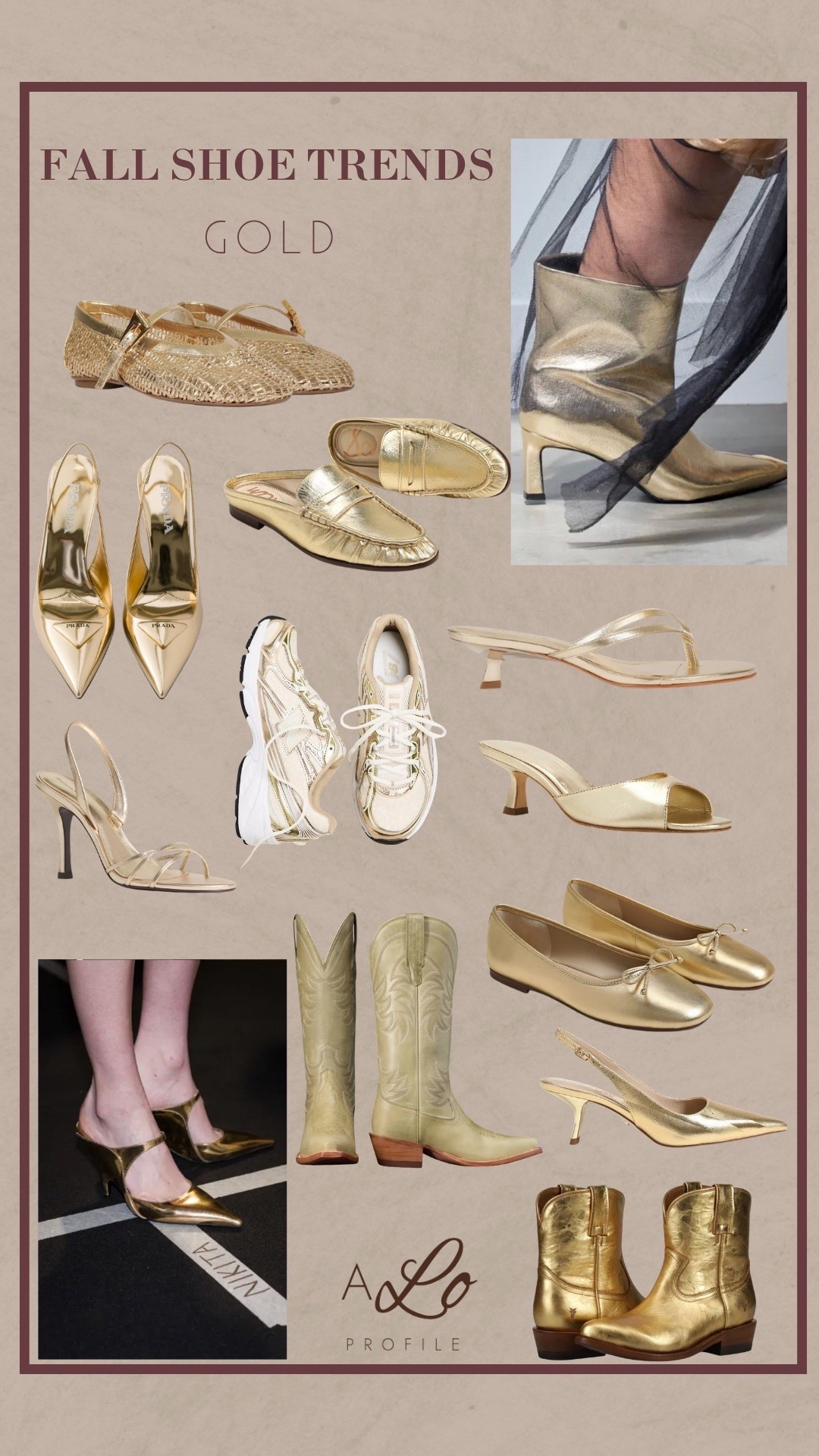 Fall Shoe Trends: Gold // fall shoes, fall shoe trends, trending shoes for fall, fall style, fall outfits, fall wardrobe, fall fashion, fall trend forecast, fall shoes, fall boots, fall heels, fall shoes on trend