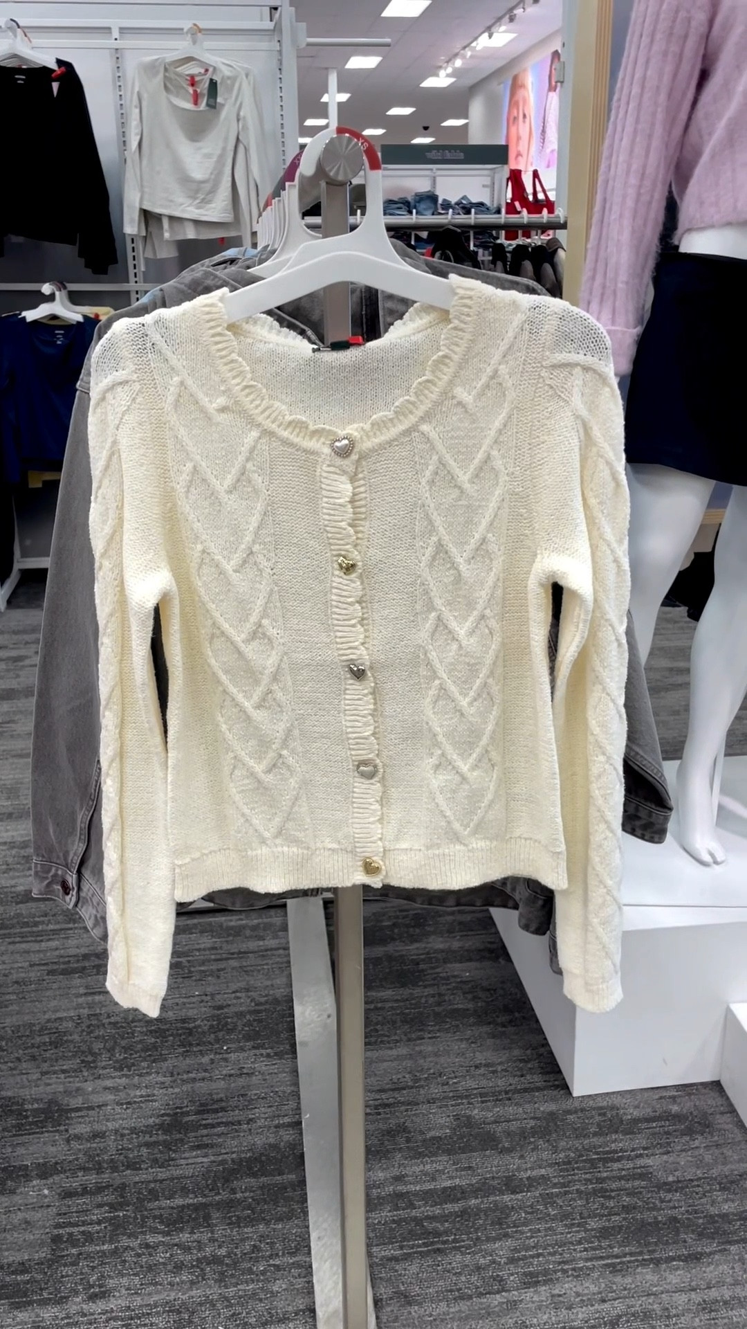 The sweetest cardigan. Love the stitching and that each heart button is different 

#LTKSeasonal #LTKootd #LTKFindsUnder50