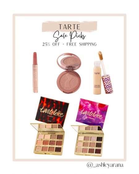 Tarte sale 25% off + free shipping!
Makeup, eyeshadow palettes, blush, plumping lip gloss, concealer

#LTKSeasonal #LTKSale #LTKbeauty