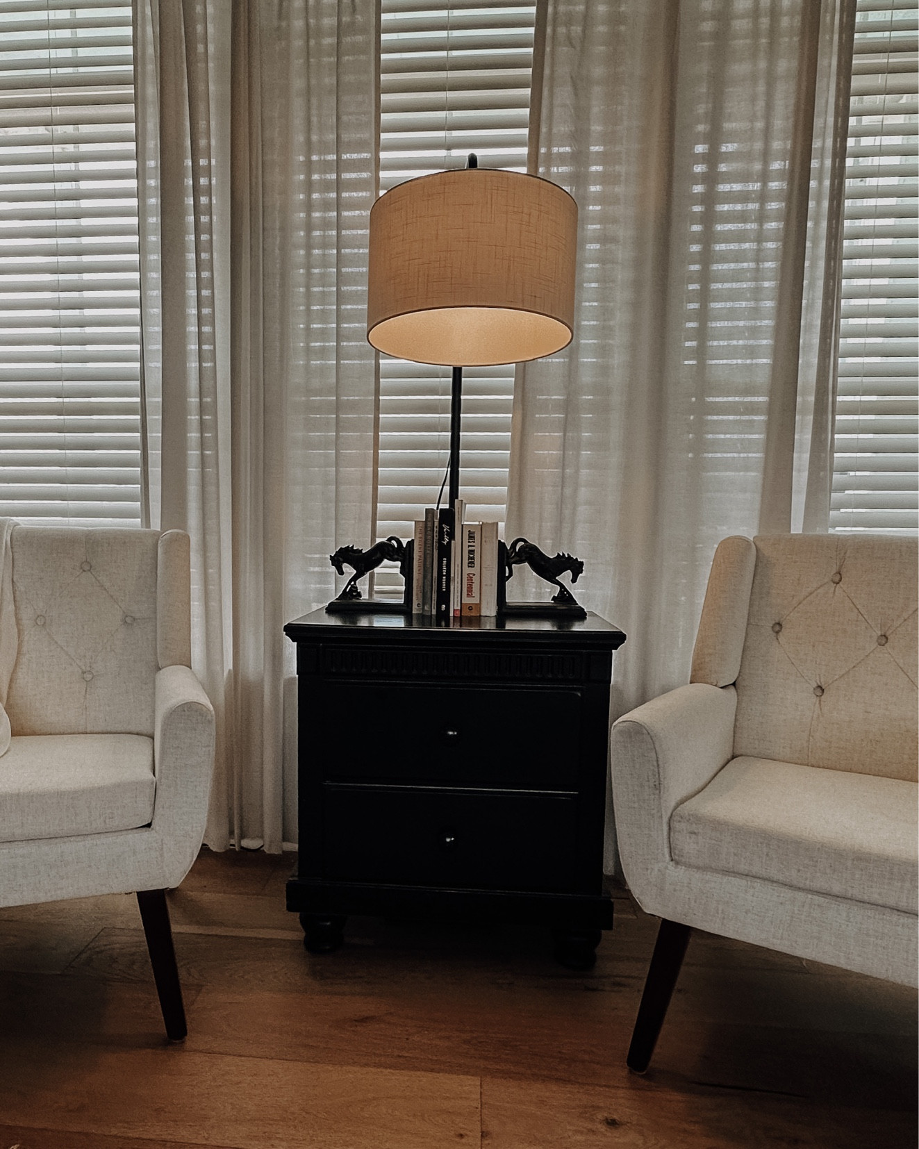 Cozy reading living room space 

#LTKSeasonal #LTKhome