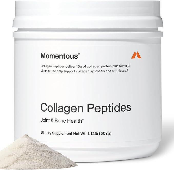 Momentous Grass-Fed Collagen Peptides Powder - Collagen Protein Powder with Fortigel & Vitamin C ... | Amazon (US)