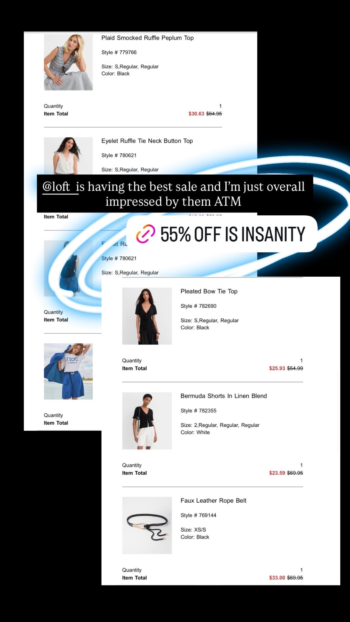 @loft  is having the best sale and I’m just overall impressed by them ATM