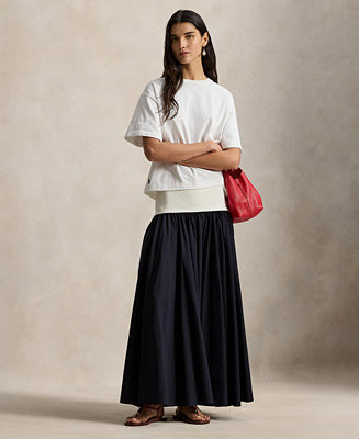 Women's Shirred A-Line Skirt | Macy's
