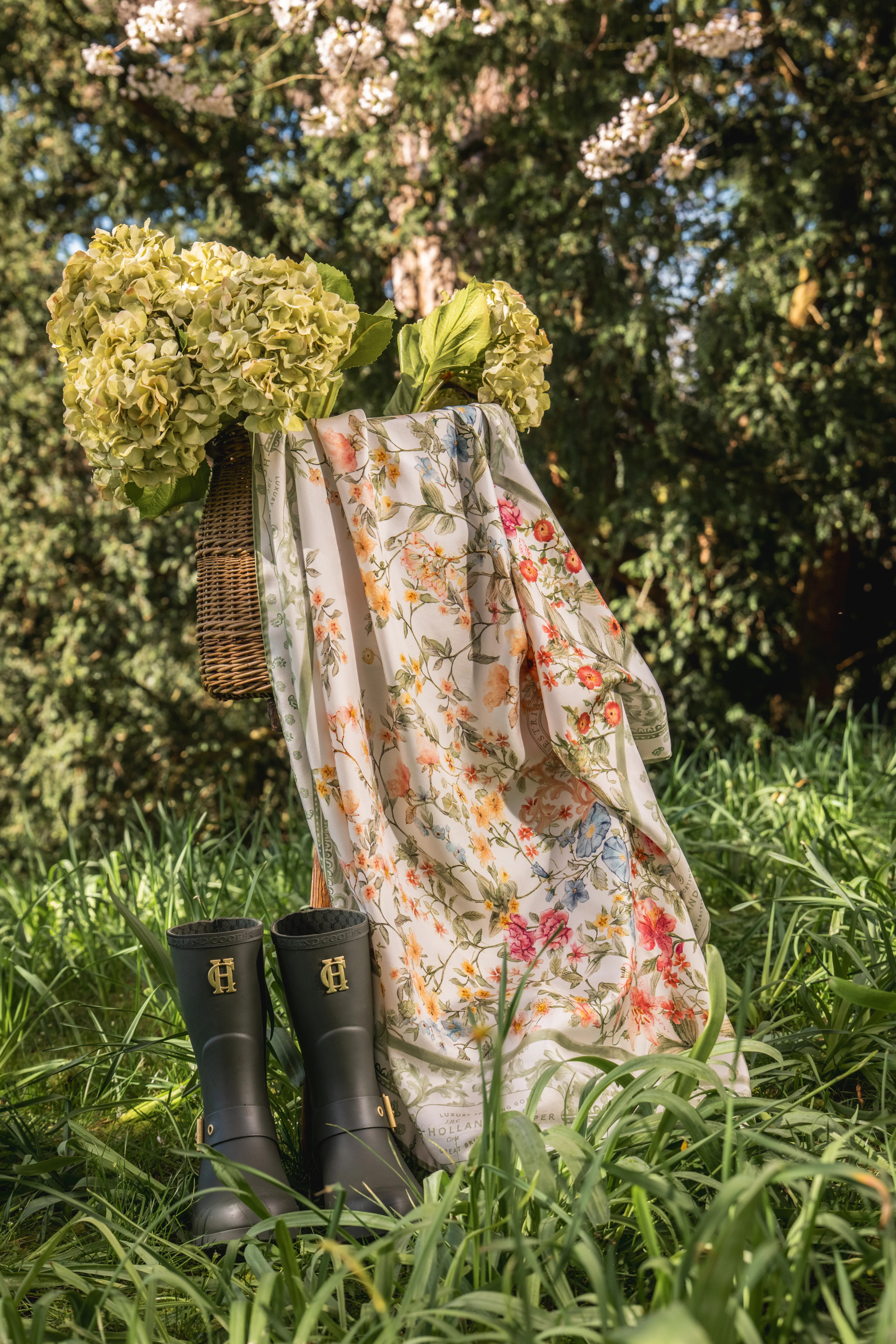 Silk Scarf (Heritage Garden) | Holland Cooper